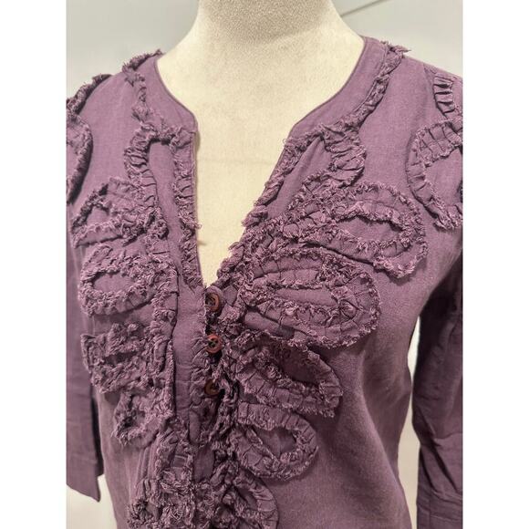 Boden Cotton and Linen Blend Dress or Cover Up Size 4 - Picture 3 of 3